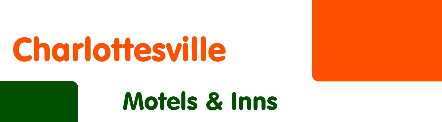 Best motels & inns in Charlottesville - Rating & Reviews